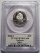 2002 - S Silver Indiana State Quarter Proof 70 Pcgs Pr70 Dcam Rare Flag Label Quarters photo 1