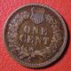 1875 Indianhead Penny Cent Philadelphia Small Cents photo 1