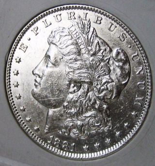 1881 - O Morgan Silver Dollar - Brilliant Uncirculated - Morgan Dollar photo