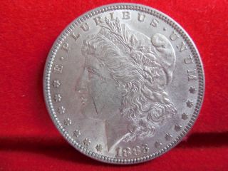 1883 Morgan 90% Silver Dollar Circulated Coin photo