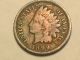 One Little Indian Head Penny 1899 Small Cents photo 2