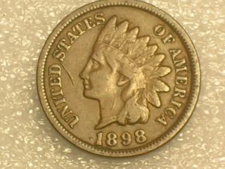 Indian Head Penny 1898 photo
