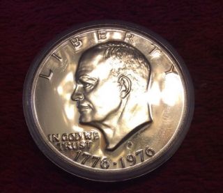 1976 S Eisenhower Dollar - Silver Proof In Case photo
