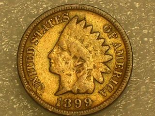 Indian Head Penny 1899 photo