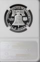 1962 Ngc Franklin Pf 67 Ultra Cameo.  Black And White 1 Of 592. Half Dollars photo 1