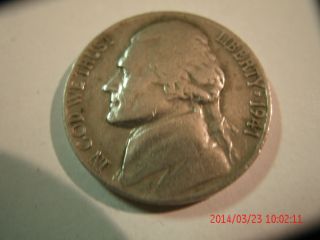 1941 - P Jefferson 5c Nickel photo