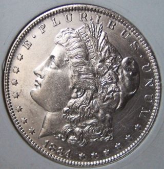 1884 - O Morgan Silver Dollar - Brilliant Uncirculated - Morgan Dollar photo