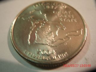 2004 - P Bu Michigan 25c Quarter (50 States) photo