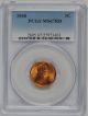 1930 Lincoln Cent Ms67 Red Pcgs Small Cents photo 1