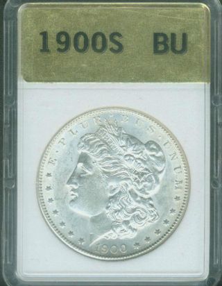 1900 - S Morgan Silver Dollar Uncirculated Bu+ Policy photo