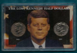 The Lost Kennedy Half Dollars Never Released To Circulation Circas 2002 & 2003 photo