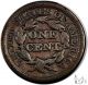 1847 Good Braided Hair Large Cent 1c Us Coin A8 Large Cents photo 2