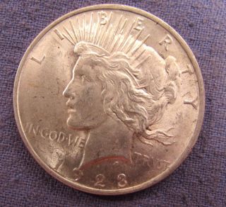 1923 Peace Silver Dollar Us Coin photo