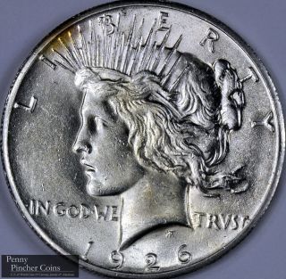 1926 Peace Dollar Unc Simply Stunning And Lustrous Uncirculated Peace Dollar photo