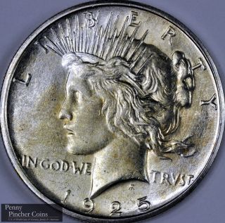 1925 Peace Dollar Unc Simply Stunning And Lustrous Uncirculated Peace Dollar photo