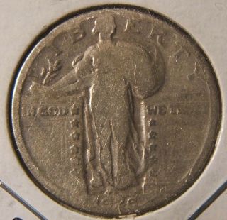 1926 Standing Liberty Silver Quarter Fine photo