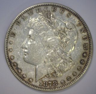 1878 Morgan Silver Dollar 7tf Top 100 Vam 117 Tripled Star Ef Extra Fine Xf photo