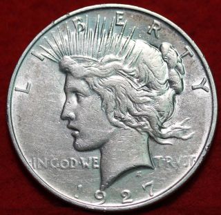 1927 - D Silver Peace Dollar photo