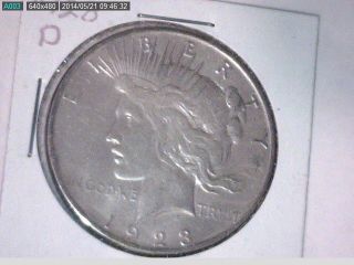 1923 - D  Peace Silver Dollar photo