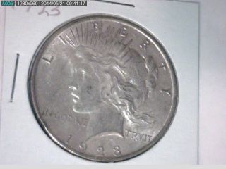1923  Peace Silver Dollar photo