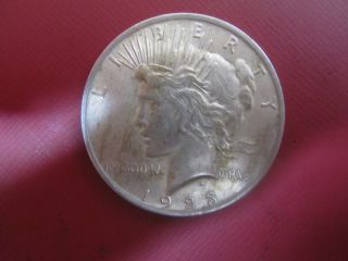 1923 P Peace Dollar 90% Silver photo