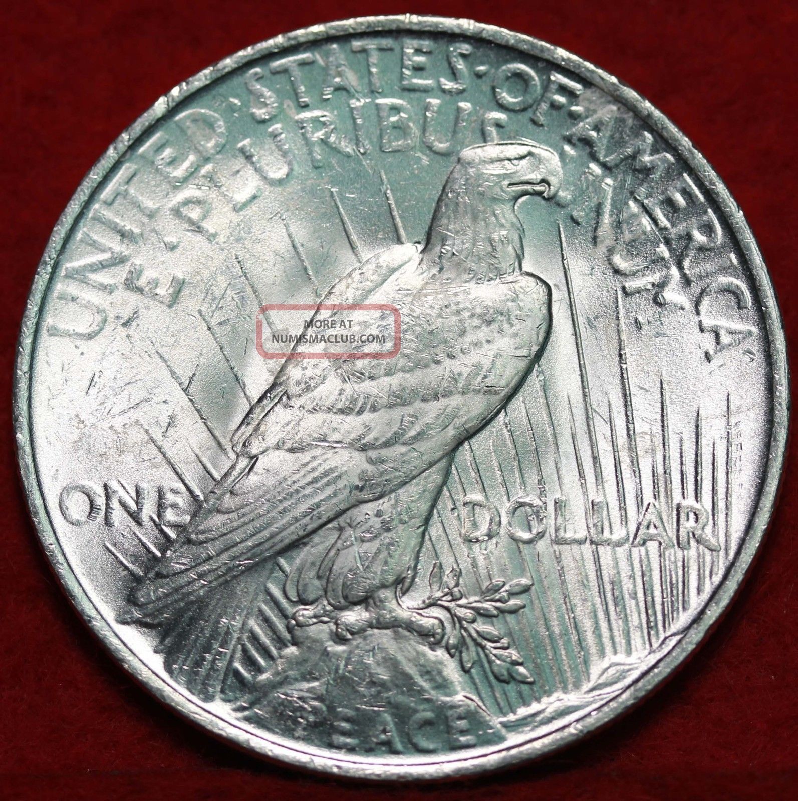 Uncirculated 1922 Silver Peace Dollar S/h