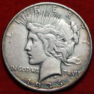 1935 - S Silver Peace Dollar photo