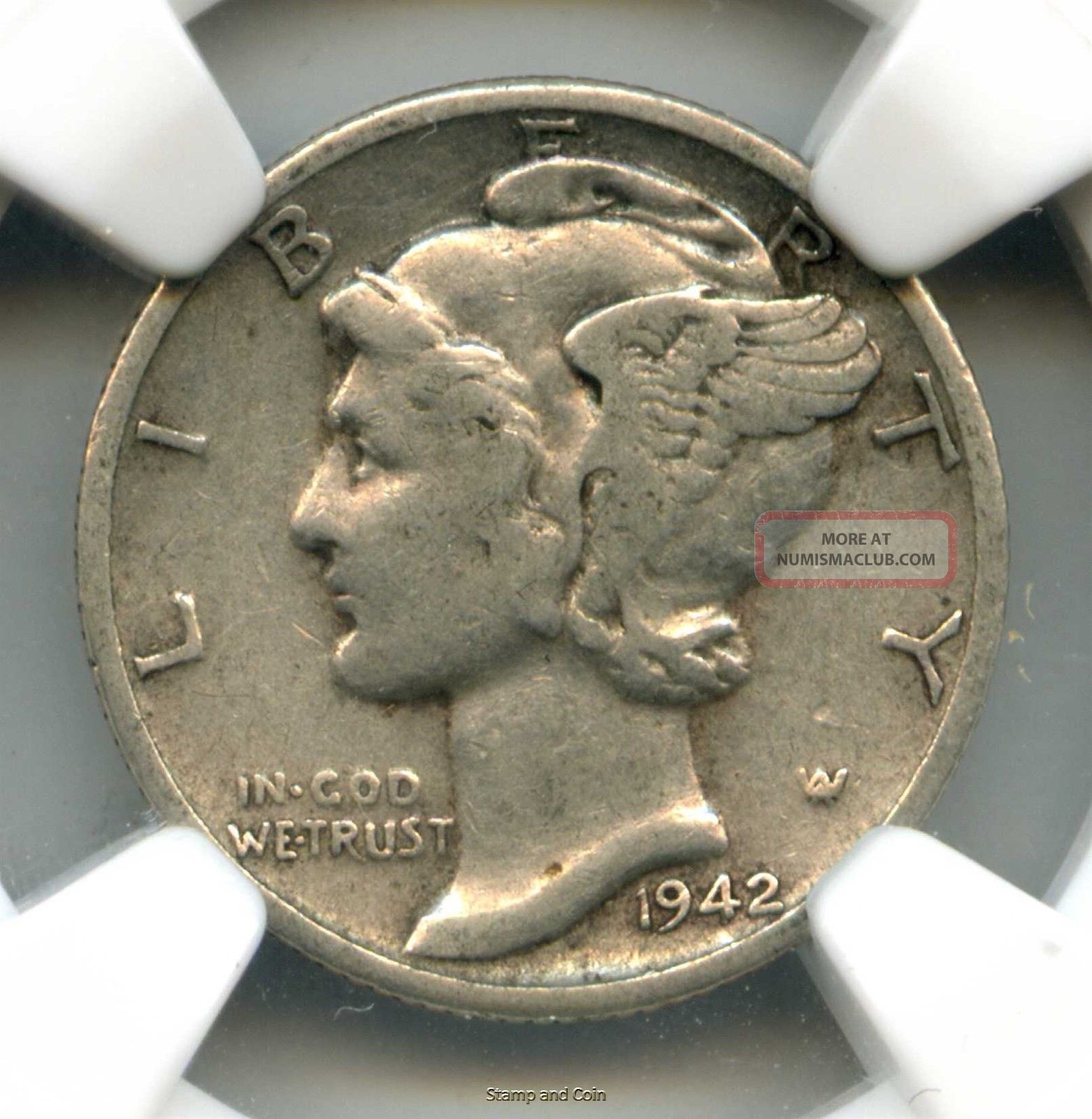 mercury dime 1942 d mint