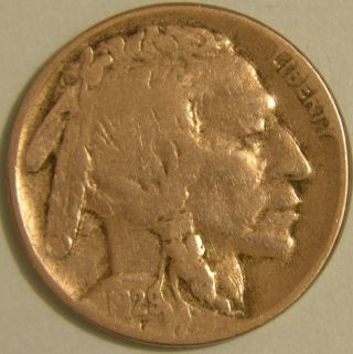 1929 S Buffalo Nickel,  Aj 505 photo