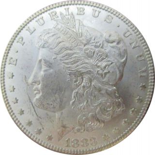 1883 - P Morgan Dollar,  Near Gem Brilliant Uncirculated State+++.  Ships photo