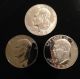 (3) 1973 - S Eisenhower Dollar 40% Silver - Gem Proof Gem Bu Silver And S Proof Dollars photo 1