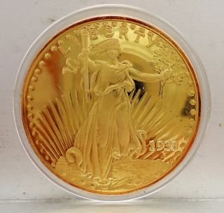 Golden Proof Tribute To 1933 St.  Gaudens Double Eagle - Unique Coin photo