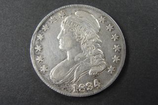 1834 Silver Capped Bust Half Dollar Early Half photo