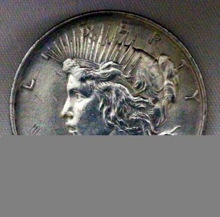 1922 $1 Peace Silver Dollar - Ms - Several Repairs To Dies  Pd704 photo