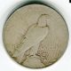 1934 - S $1 Peace Dollar F/vf Very Minor Rim Tick By Tail Feathers Dollars photo 1