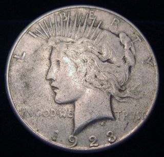 1923 S Peace Silver Dollar photo