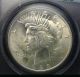 1923 Peace Silver Dollar Pcgs Ms 64 White Dollars photo 2