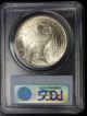1923 Peace Silver Dollar Pcgs Ms 64 White Dollars photo 5
