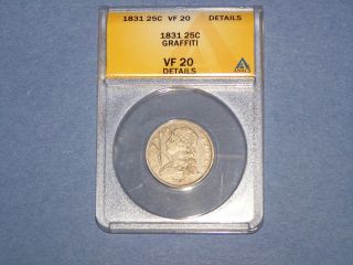 1831 Vf - 20 Capped Bust Quarter Only 398,  000 Minted Priced To Sell Nr photo