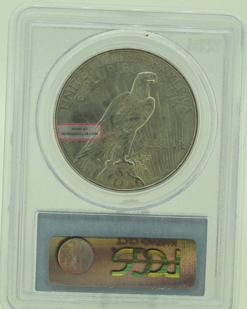 1923 $1 Pcgs Ms63 Peace Silver Dollar (971)