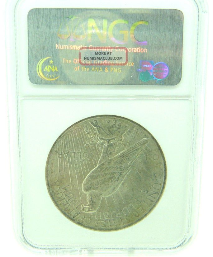 1923 $1 Ngc Ms63 Peace Silver Dollar (921)
