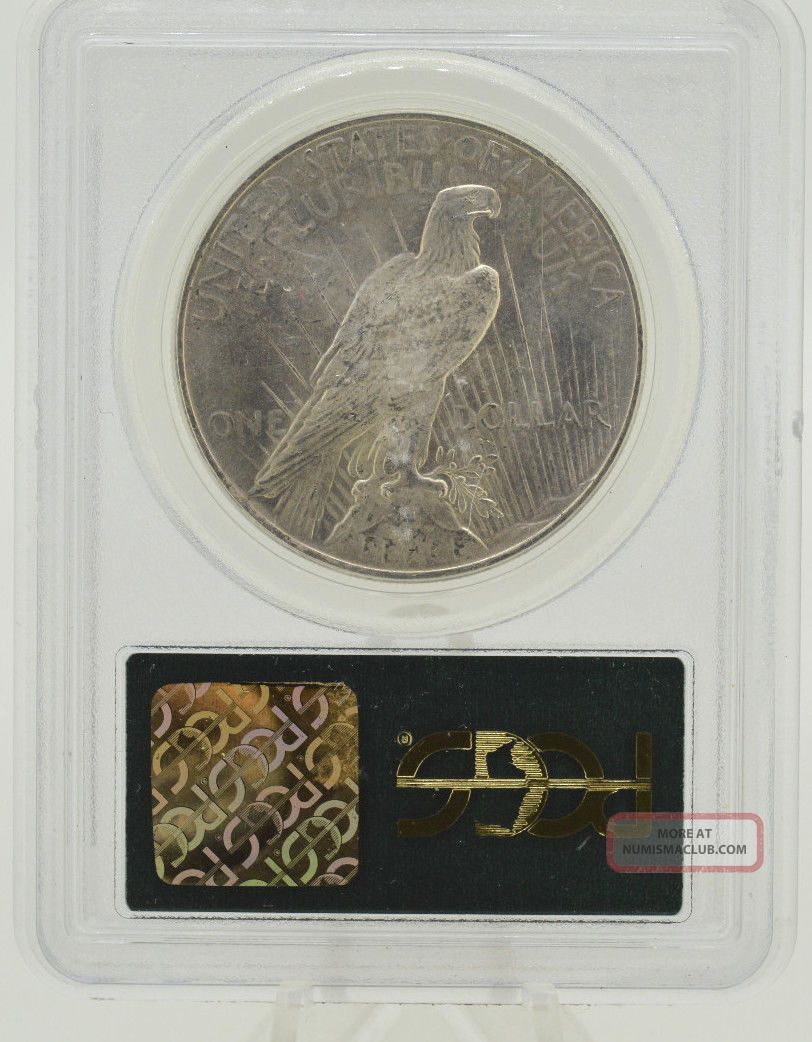 1923 $1 Pcgs Ms63 Peace Silver Dollar (963)