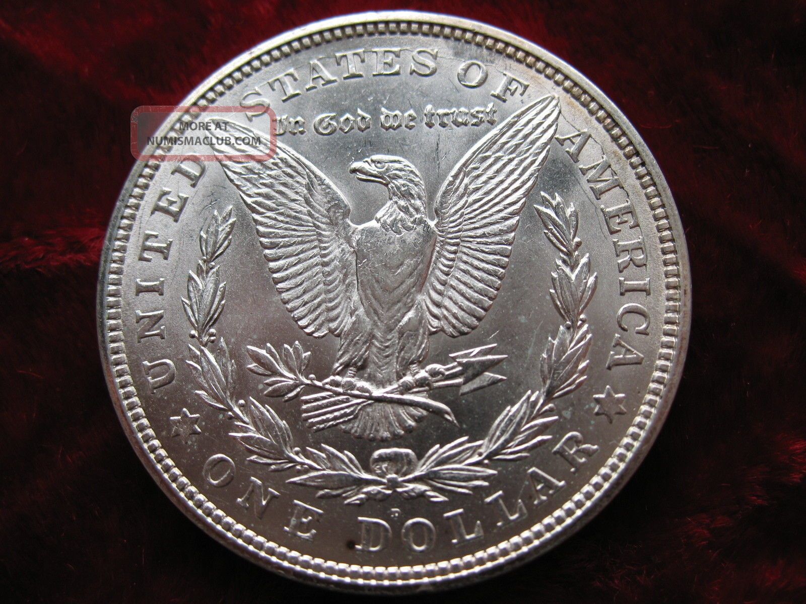 1921 - D Morgan Silver Dollar, Near Uncirculated A Beauty