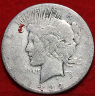 1922 - S Silver Peace Dollar photo