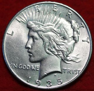 Uncirculated 1935 Silver Peace Dollar photo