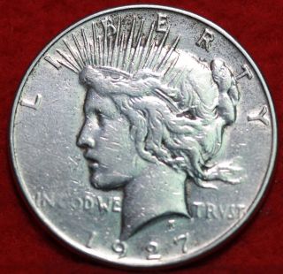 1927 - S Silver Peace Dollar photo