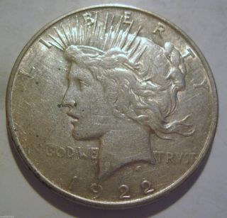 1922 Silver Peace Dollar (12b) photo