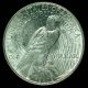 1922 - D Peace Dollar In Choice Bu Great Coin Flashy Dollars photo 1