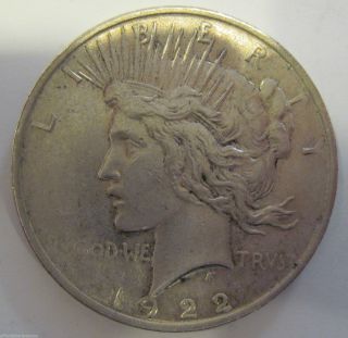 1922 Silver Peace Dollar (216i) photo