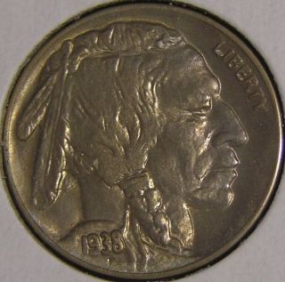 1938 D Buffalo Nickel,  Bu Uncirculated,  Af 570 photo